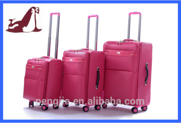 PU Leather Wheeled Travel Bags