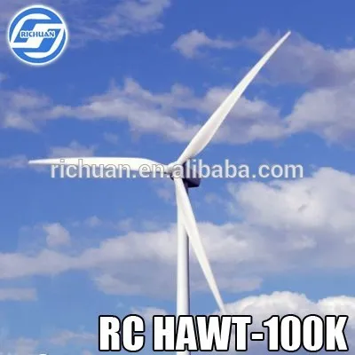 new horizontal wind generator china wind horizontal turbine100kw
