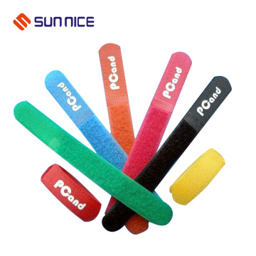 Custom Hook and Loop Cable Tie with Label