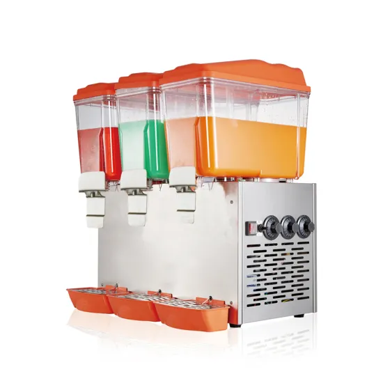 Best Price on High-Quality 36L Commercial Cold Juice Dispenser with 3 Tanks - Electric Plastic Beverage Dispenser