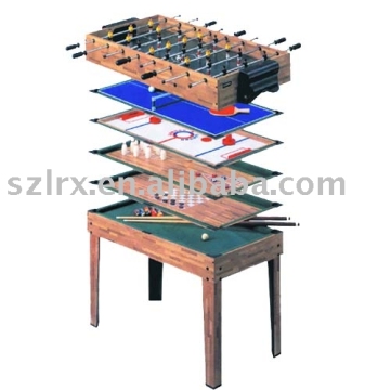 9-In-1 Game Table,Bean bag toss,air hockey table,poker table