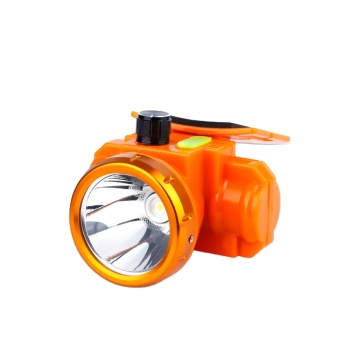 60W ABS Material Waterproof LED Headlamp with 1800mA Battery