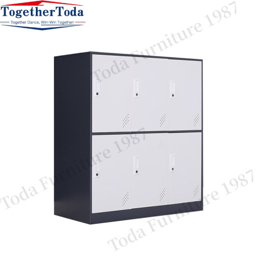 6 metal lockers for school classrooms and kindergartens