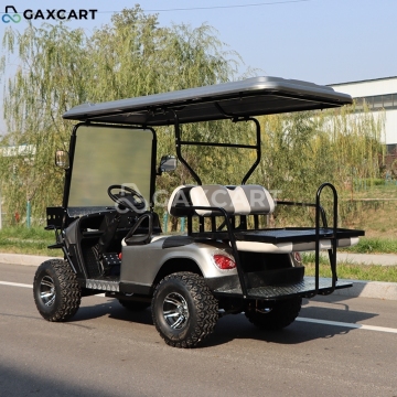 Powerful 4 Seater 72V Electric Golf Carts with Air Conditioner and Low-Maintenance Lithium Batteries