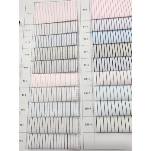 80s/2C CVC Stripe Ready Goods Fabric