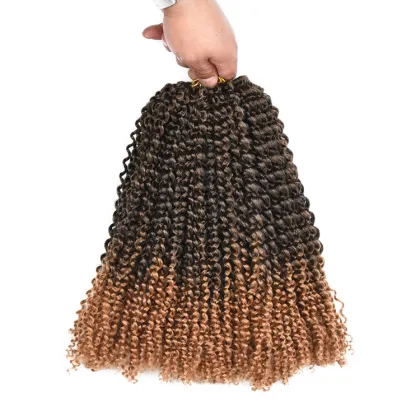 cheap water wave crochet hair mali bob kinky curly crochet hair extensions mali bob twists 8inch