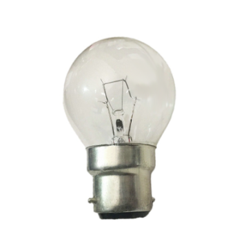 Clear Glass Cover Base Base 25W 230V B22 G45 Đèn sợi đốt - Inc -G45