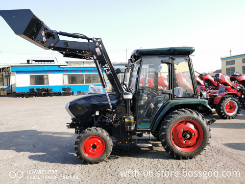 Taihong Tractor Machine 50HP 4x4 with Backhoe and Front Loader