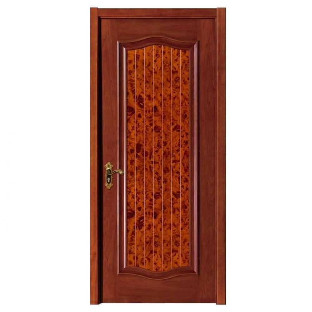Одиночная сплошная деревянная дверь для спальни