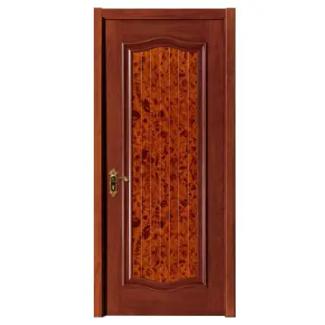 Single Solid Wooden Painting Door for Bedroom