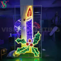 Street 2D Flowing Pole Frame Light