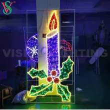 Уличный 2D плавного полюсного фонаря