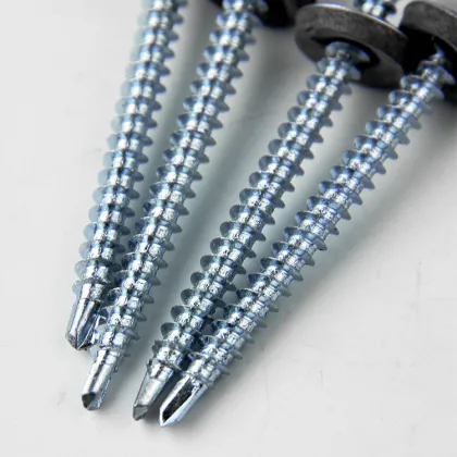 Galvanized Hex Washer Head Self-Drilling Screws Fasteners