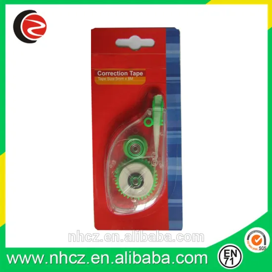Statinoery and Office Correction Tape without Logo in Blister Card