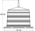 Plast Optical Lens Navigation Beacon Lens