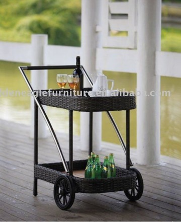 Outdoor Furniture Rattan Trolley