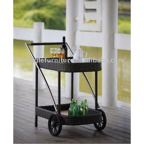 Tuinmeubilair rotan trolley