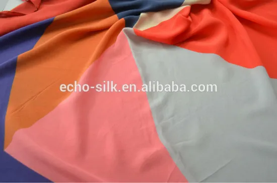 digital printed CDC silk fabric for scarf,scarves for women