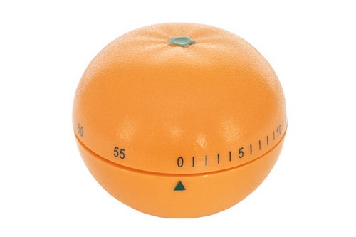 Temporizador de cocina de forma naranja promocional en venta