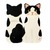 Free samples are available! fashion cat-like shape folding paper greeting cards