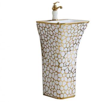New Design Wc Sanitary Wares Pedestal Wash Basins