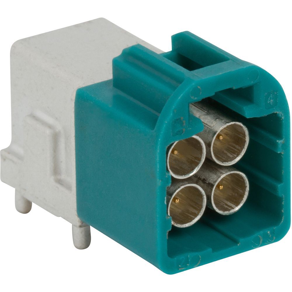 Right Angle Male Mini Fakra PCB Mount Connector
