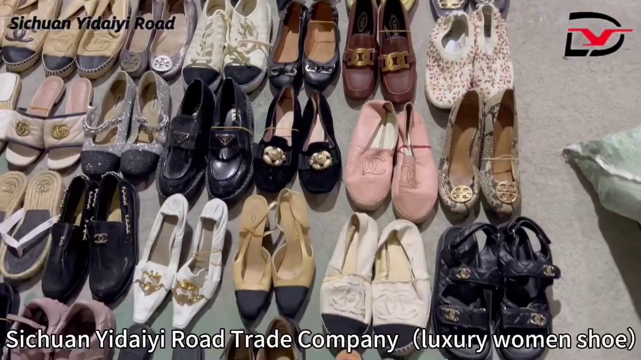 Hot Selling Used Luxury Women's Shoes & Men's Sports Basketball Shoes Wholesale
