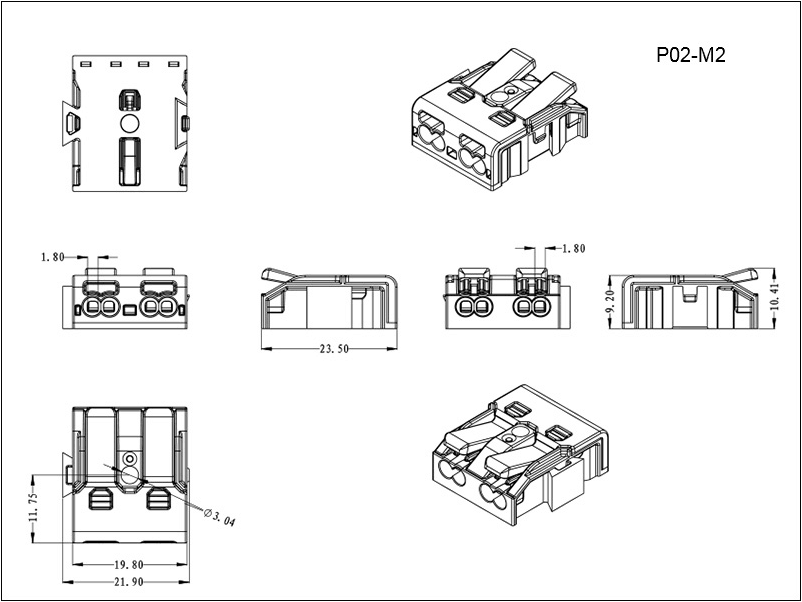 electronic wire connector