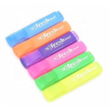 Weibo Colorful Magic Highlighter Paper Copy Fax Pen Set - 12Pcs Loose Packaging (Pink, Yellow, Purple, Green, Orange, Blue)