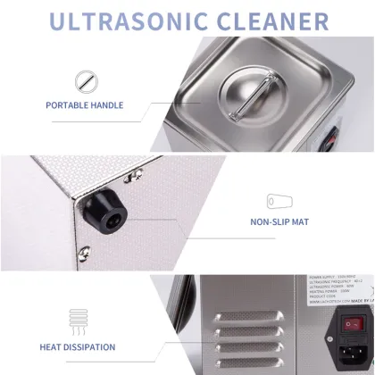 High Efficiency 150W Ultrasonic Glass & Jewelry Cleaning Machine