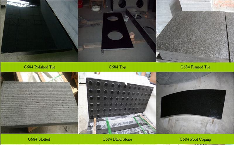 G684 Contertop, G684 Black Granite