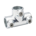 OEM CNC metal machine part 3 way connector