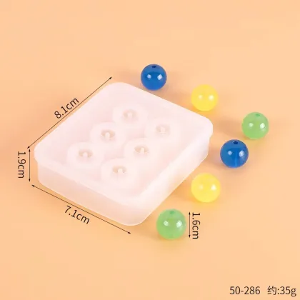 2023 New DIY Handmade Resin Mold - Square Pendant Sphere Ice Lattice Silicone Mold