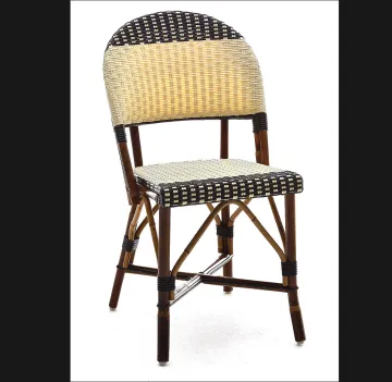 Natural Rattan Dining Chair with French Rattan Back