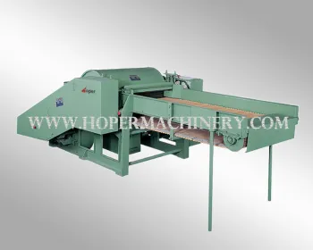 Fabric waste opening machine