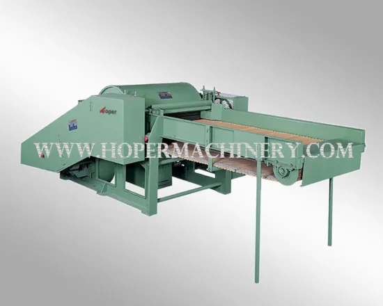 Fabric waste opening machine