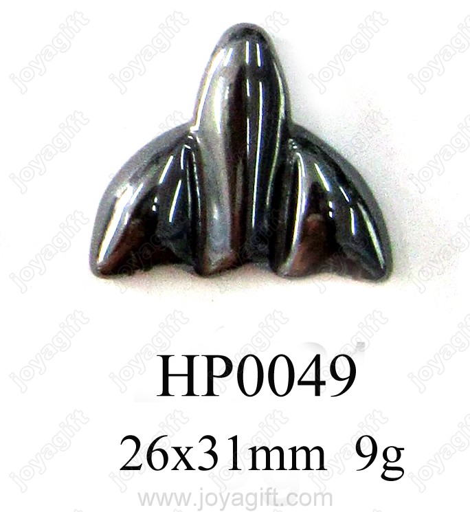 Pendentif queue de poisson hématite