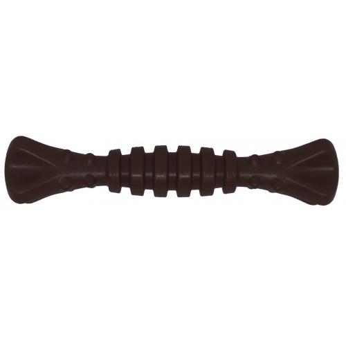 Percell 7.5" Nylon Dog Chew Spiral Bone Chocolate Scent