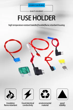 2 Pin Blade Medium Terminal ATO Fuse Holder Clip