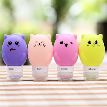 Food Grade Silicone Squeeze Shampoo Bottle