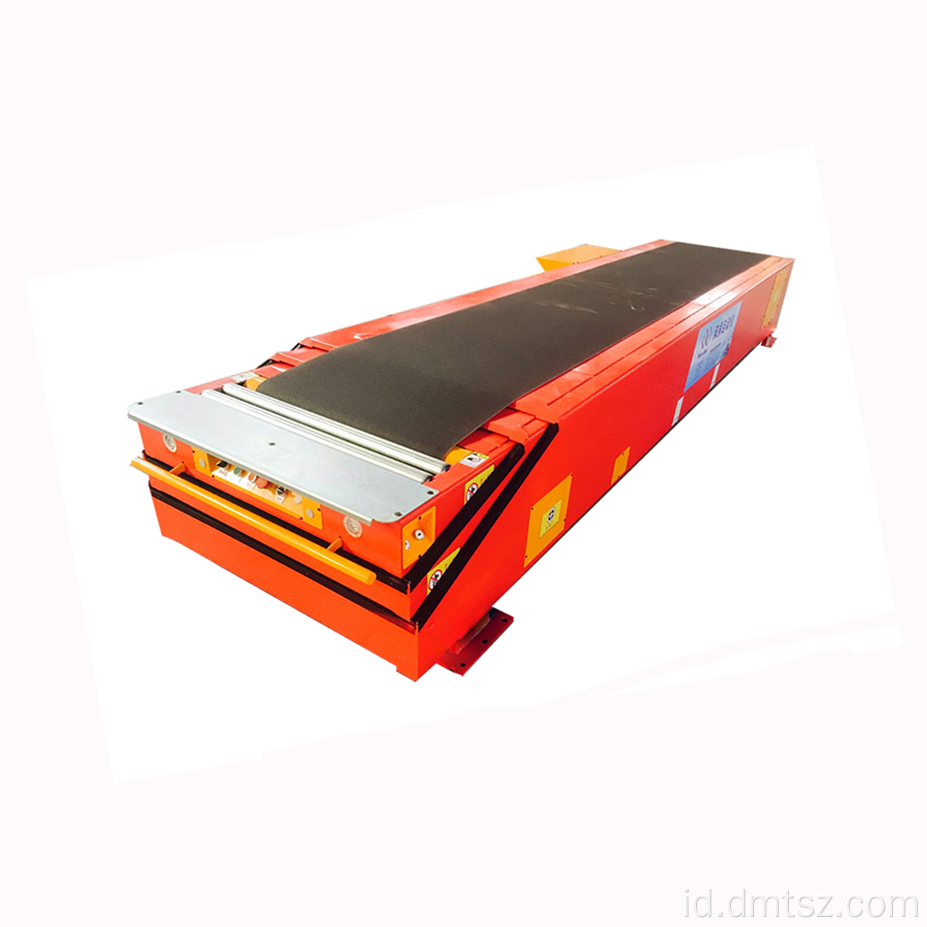 3 Bagian 14.6 meter Conveyor sabuk untuk truk