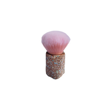 Custom Color Explosive Diamond-inlaid Gold Sparkly Powder Brush Makeup at Factory Wholesale Price