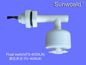 Side mounted water tank level float switch