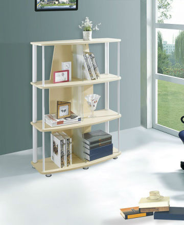 Simple Bookshelf Design Corner Wooden Bookcase