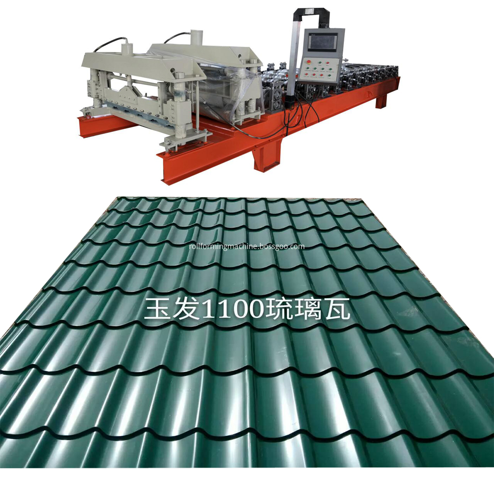 1100 Glazed Roll Forming Machine