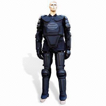 Police Anti-riot Blue Suit with M, L, XL and XXL Sizes, Made of Anti-burn Material