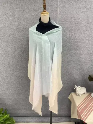 Colorful Favorable 100% Pure Linen Fiber Flax Shawl