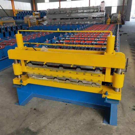 Double layers profiles roller forming machine