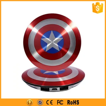 Captain America Power Bank 6800mah For Home Appliances