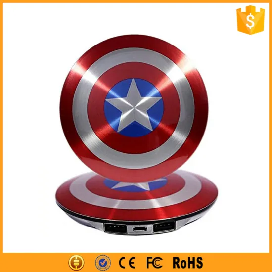 Captain America Power Bank 6800mah For Home Appliances
